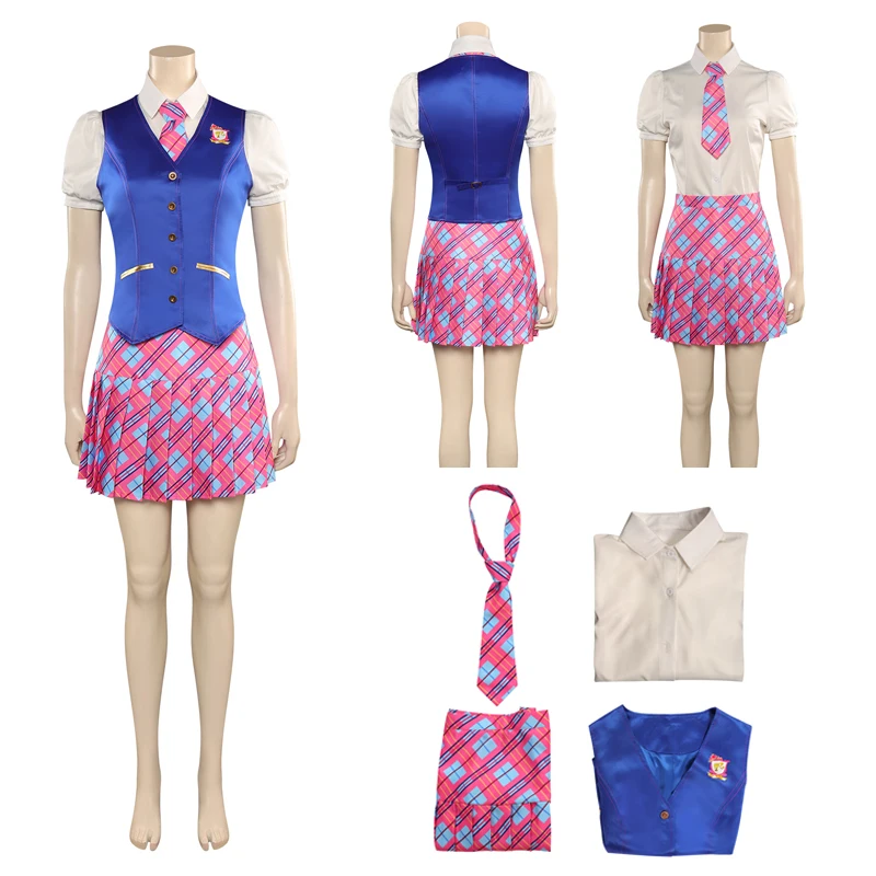 Women Barbier Cosplay Blair School Uniform Costume New Fashion Tops Skirts Ties Vest Outfits Girls Halloween Party Role Suit
Women Barbier Cosplay Blair School Uniform Costume New Fashion Tops Skirts Ties Vest Outfits Girls Halloween Party Role Suit