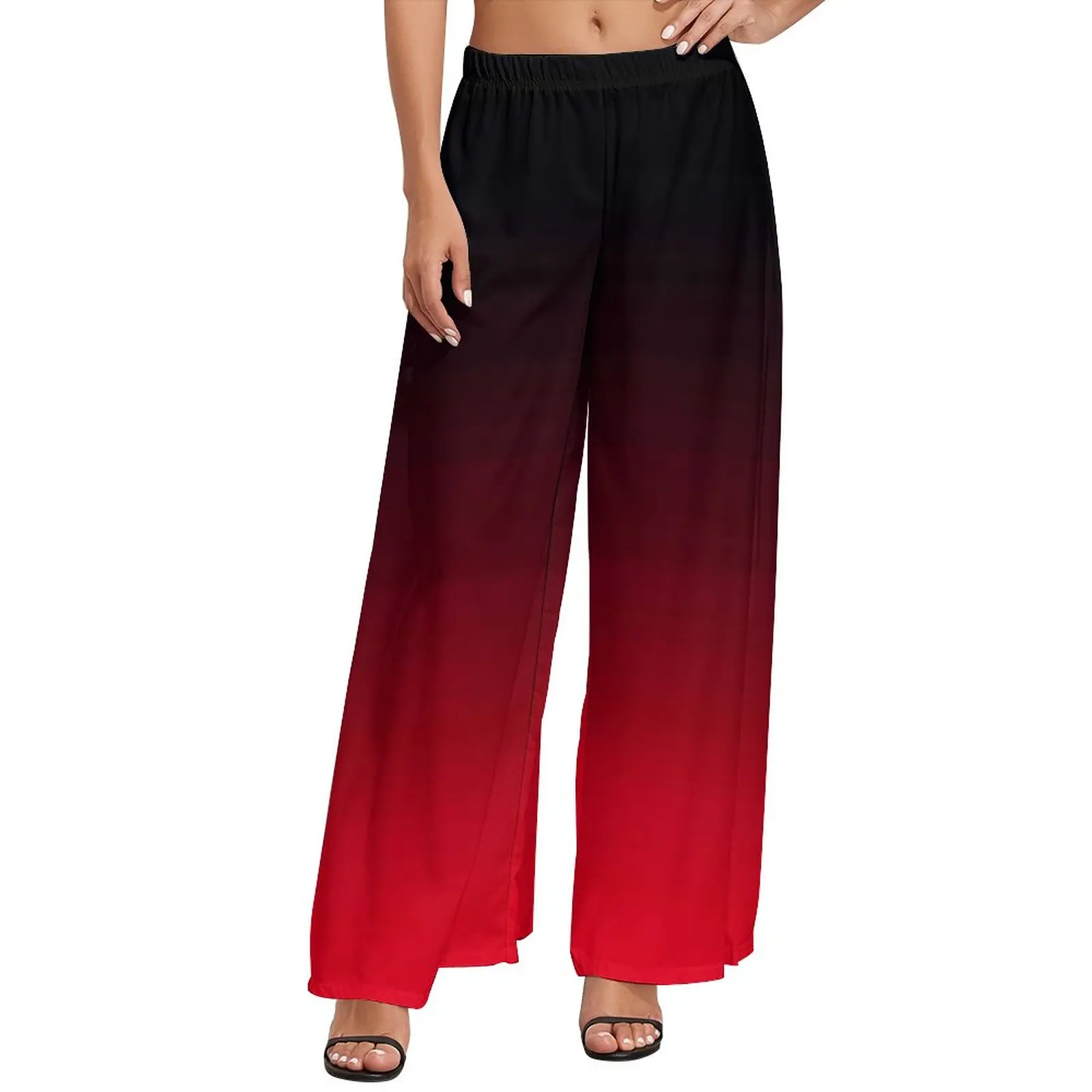 Bright Red And Black Ombre Pants Women Minimalist Gradient Beach Print Trousers Summer Oversized Sexy Wide Pants Gift Idea
Bright Red And Black Ombre Pants Women Minimalist Gradient Beach Print Trousers Summer Oversized Sexy Wide Pants Gift Idea