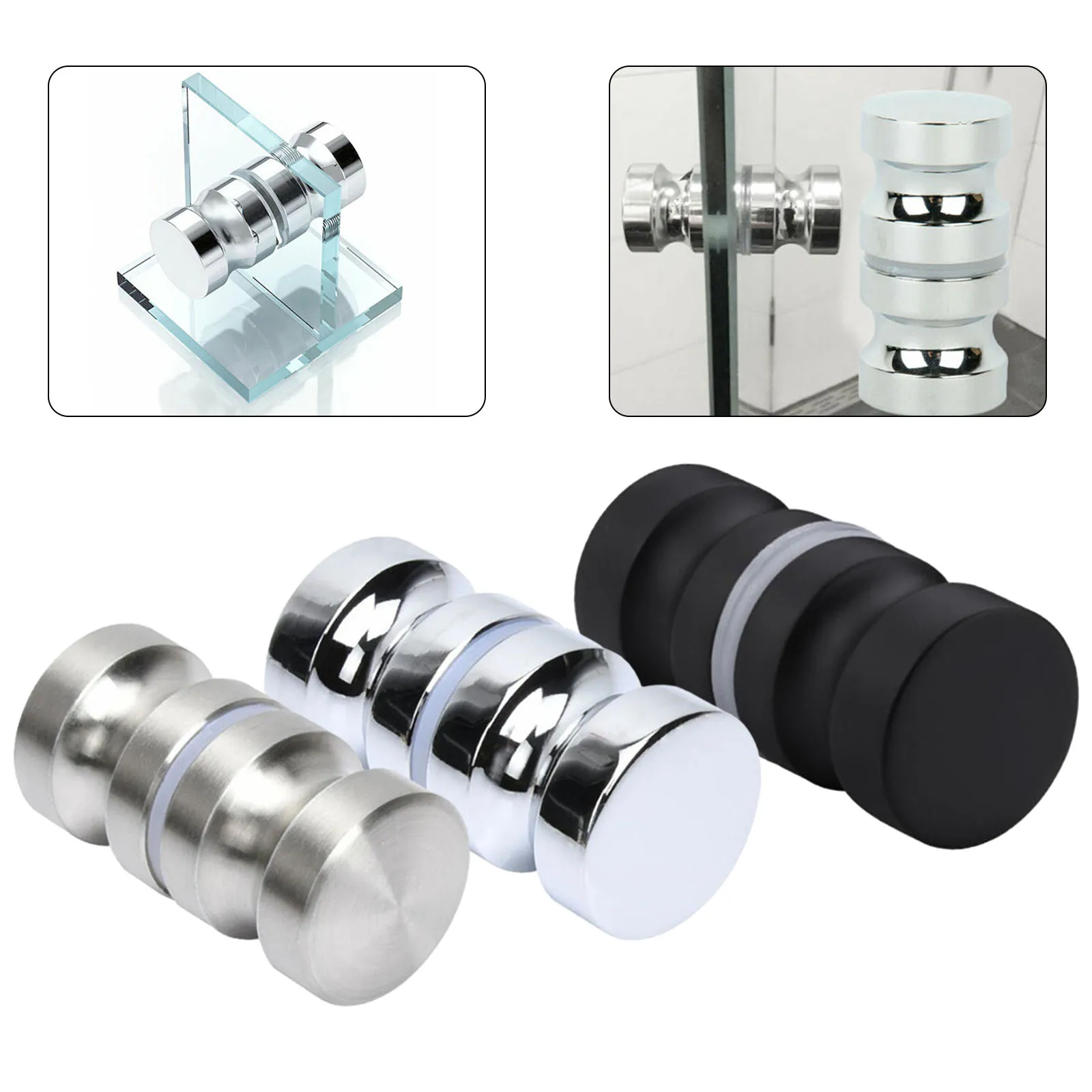 Aluminum Alloy Door Handle Single Glass Door Knob Bathroom Shower Cylindrical Cabinet Handle Home Hardware Bathroom Door Pulls
Aluminum Alloy Door Handle Single Glass Door Knob Bathroom Shower Cylindrical Cabinet Handle Home Hardware Bathroom Door Pulls