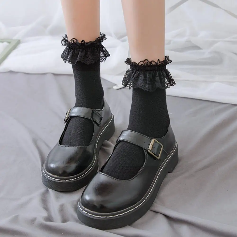1 Pair Sweet Lace Socking Girls Cute Fashion Black Middle Princess White Cotton Socks Socks Accessories Tube S8q2
1 Pair Sweet Lace Socking Girls Cute Fashion Black Middle Princess White Cotton Socks Socks Accessories Tube S8q2