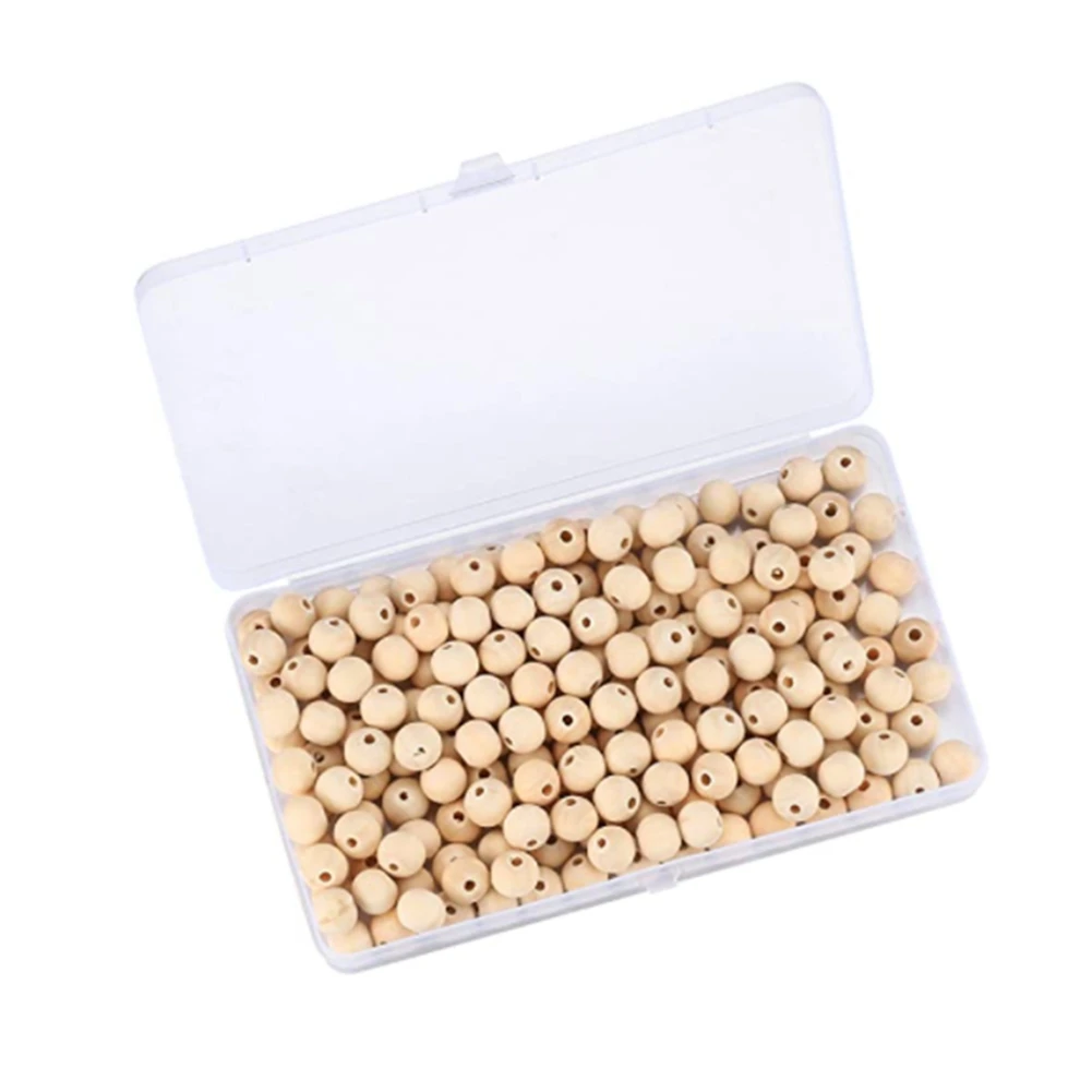 Wooden Bead Set, Natural Round Wooden Beads with Storage Box for DIY, Jewelry , Handicraft
Wooden Bead Set, Natural Round Wooden Beads with Storage Box for DIY, Jewelry , Handicraft