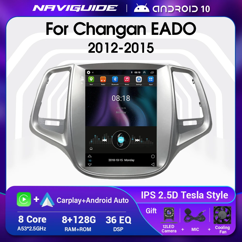 Android 10 GPS Navigation DSP For Changan EADO 2012-2015 Tesla Screen Car Radio Multimedia Player Auto Stereo Head Unit 4G Wifi
Android 10 GPS Navigation DSP For Changan EADO 2012-2015 Tesla Screen Car Radio Multimedia Player Auto Stereo Head Unit 4G Wifi