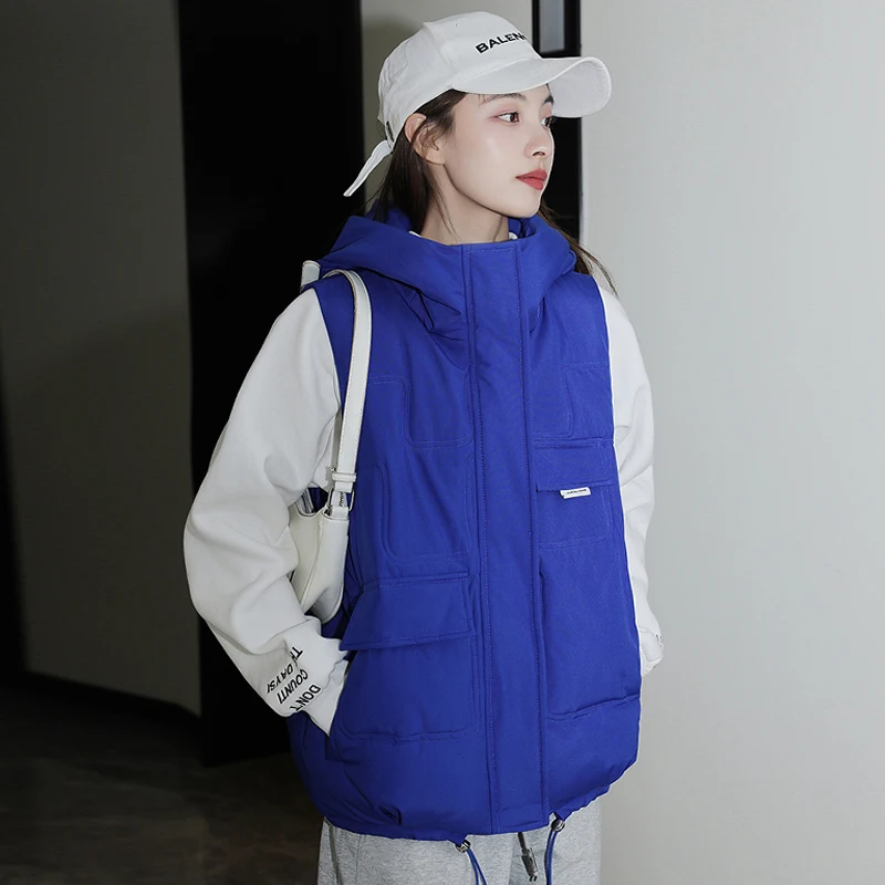 Winter sleeveless jacket women's down cotton vest vest 2022 new fashion waistcoat vest ultra-light windproof jacket women's vest
Winter sleeveless jacket women's down cotton vest vest 2022 new fashion waistcoat vest ultra-light windproof jacket women's vest