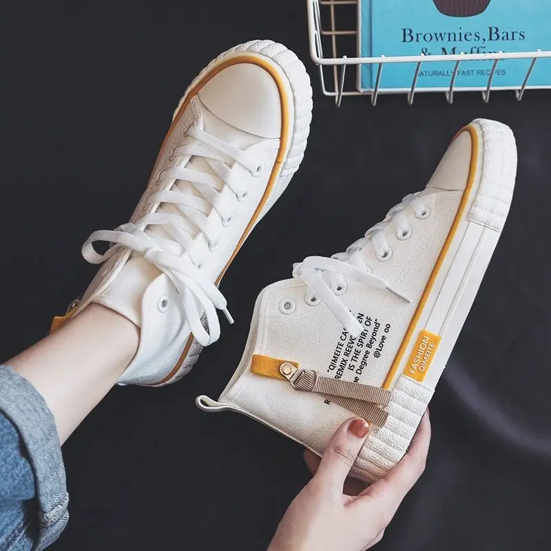 Women Footwear Canvas High Top White Ladies Shoes Lace Up Summer 2023 Casual Daily Routine Free Shipping Offer Shoe Offers Sale
Women Footwear Canvas High Top White Ladies Shoes Lace Up Summer 2023 Casual Daily Routine Free Shipping Offer Shoe Offers Sale