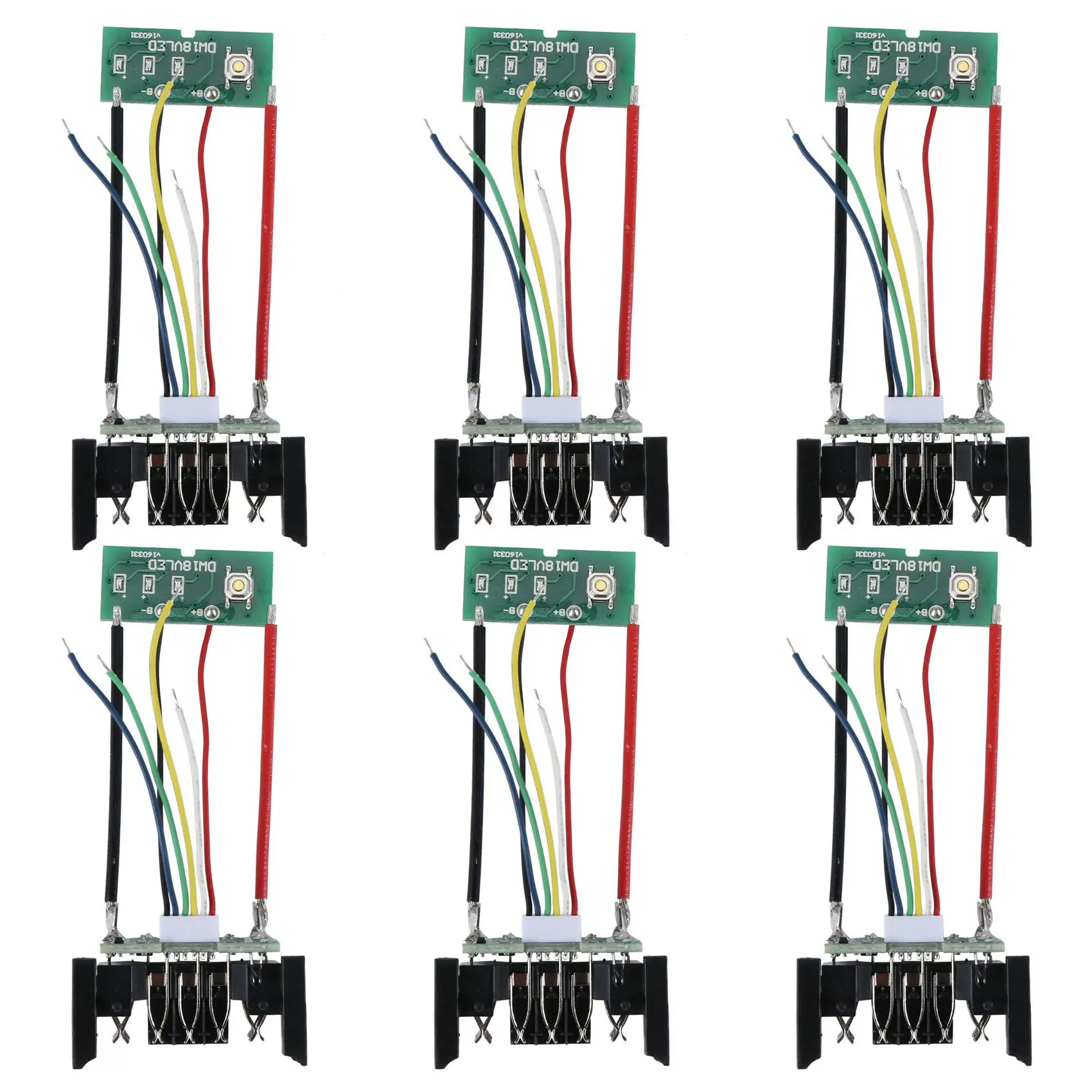 6X DCB200 Li-Ion Battery PCB Charging Protection Circuit Board For Dewalt 18V 20V DCB201 DCB203 DCB204 
6X DCB200 Li-Ion Battery PCB Charging Protection Circuit Board For Dewalt 18V 20V DCB201 DCB203 DCB204
