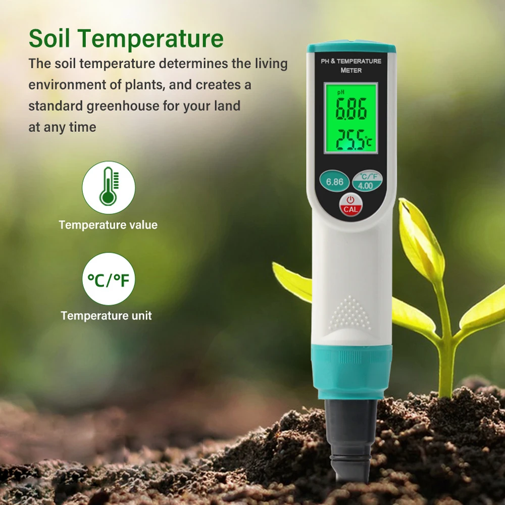 High Meter In Garden Temp Soil 2 1 Sensor Acidity Planting Tester Analyzer Accuracy 0.00~14.00ph Outdoor For Digital Soil
High Meter In Garden Temp Soil 2 1 Sensor Acidity Planting Tester Analyzer Accuracy 0.00~14.00ph Outdoor For Digital Soil