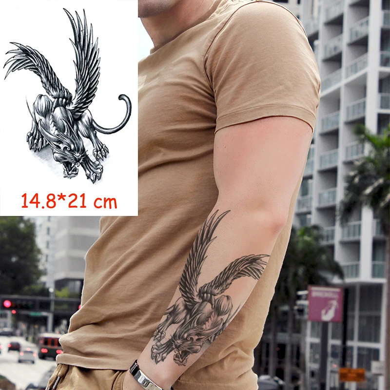 Waterproof Temporary Tattoo Sticker monster tiger eagle tatoo water transfer fake tatoo flash tatto Woman Man kid 14.8*21 cm
Waterproof Temporary Tattoo Sticker monster tiger eagle tatoo water transfer fake tatoo flash tatto Woman Man kid 14.8*21 cm