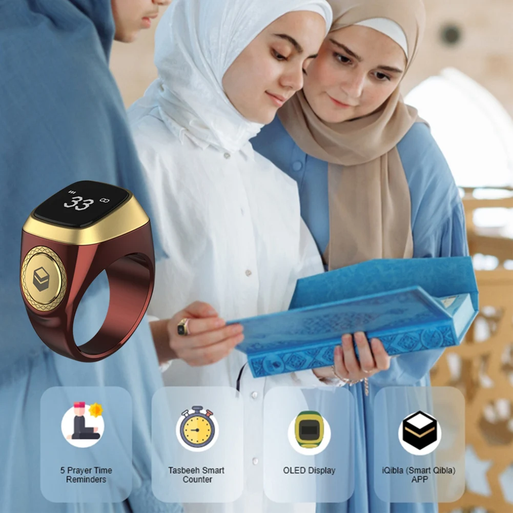 Bluetooth-совместимый 5,1 электронное кольцо для пальцев счетчика 0,49 дюйма oled-дисплей 20 мм/18 мм Tally счетчик кликер для мусульман
Bluetooth-совместимый 5,1 электронное кольцо для пальцев счетчика 0,49 дюйма oled-дисплей 20 мм/18 мм Tally счетчик кликер для мусульман