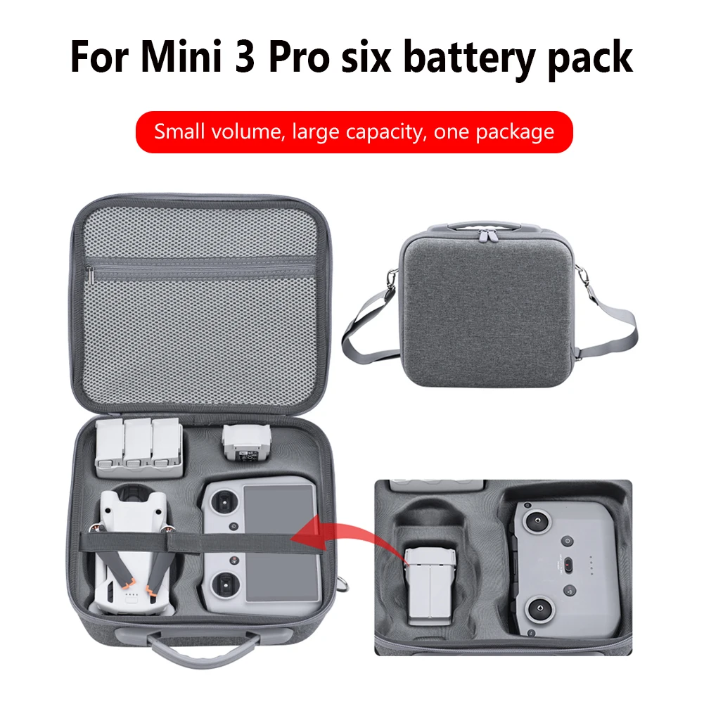 Portable Hard Shell Shoulder Handbags for DJI Mini 3 Pro Remote Controller Battery Drone Body Accessories Carrying Bags
Portable Hard Shell Shoulder Handbags for DJI Mini 3 Pro Remote Controller Battery Drone Body Accessories Carrying Bags