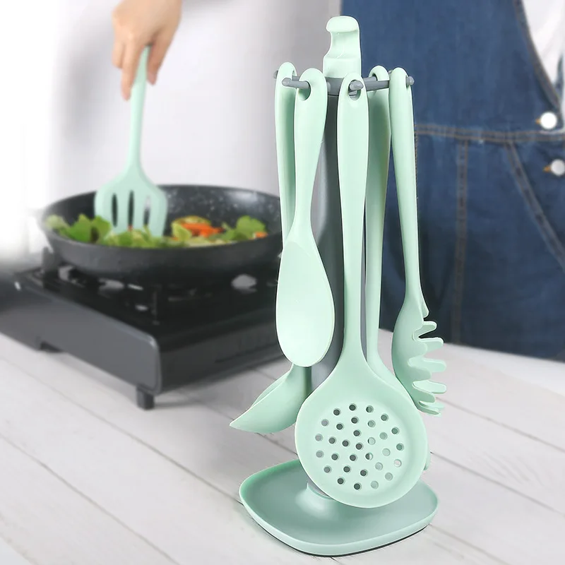 New Cooking Tools Set Premium Silicone Kitchen Cooking Utensils Set Turner Soup Spoon Strainer Pasta Server Spoon Kitchen Tools
New Cooking Tools Set Premium Silicone Kitchen Cooking Utensils Set Turner Soup Spoon Strainer Pasta Server Spoon Kitchen Tools