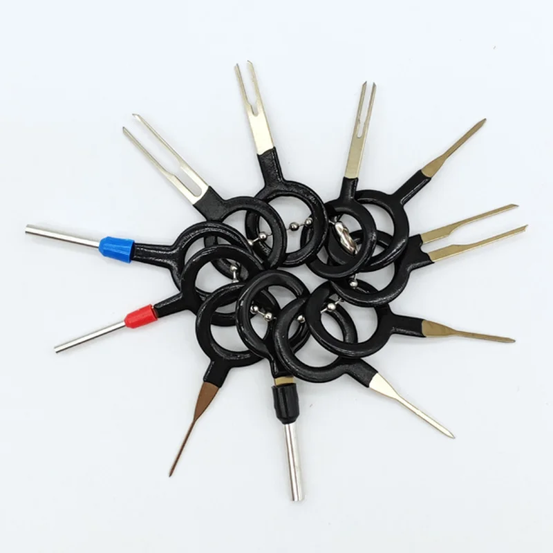 11pcs Car Terminal Removal Tool Wire Plug Connector Extractor Puller Release Pin Extractor Kit For Car Plug Repair Tool
11pcs Car Terminal Removal Tool Wire Plug Connector Extractor Puller Release Pin Extractor Kit For Car Plug Repair Tool