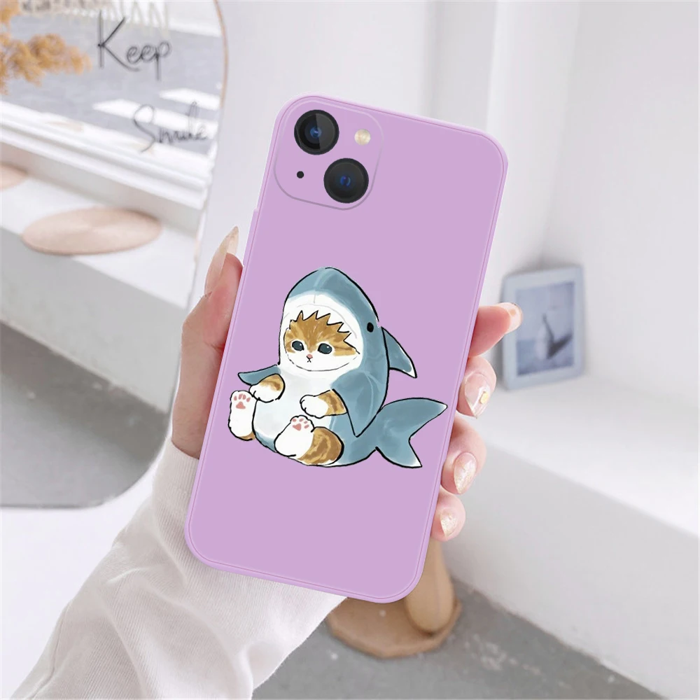 Fun and Cute Animal Cartoon Cat Purple Soft Silicone Anti-fall Case Suitable for IPhone 14 13 12 11Pro Max X XR XSMAX 8 7 Plus
Fun and Cute Animal Cartoon Cat Purple Soft Silicone Anti-fall Case Suitable for IPhone 14 13 12 11Pro Max X XR XSMAX 8 7 Plus