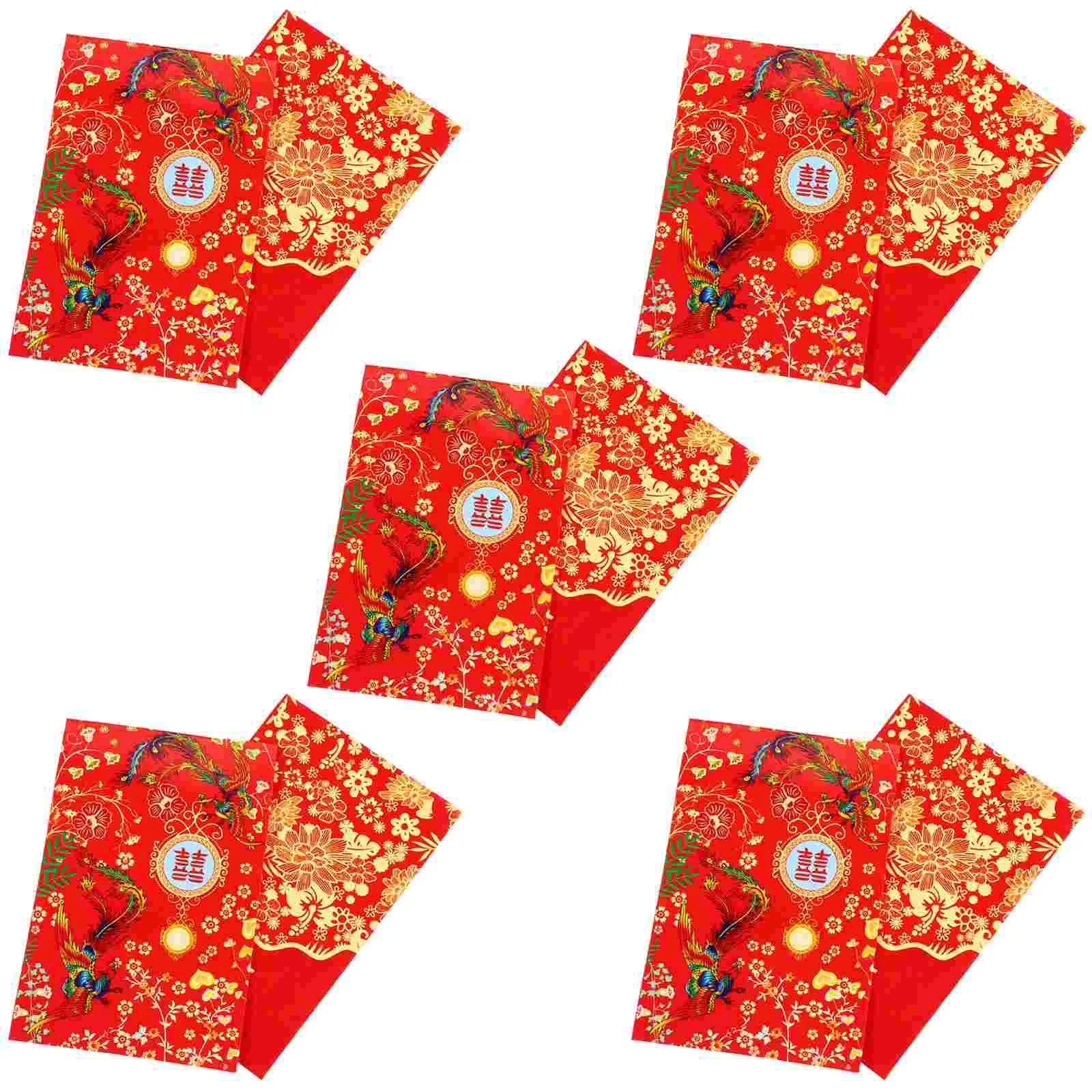 80 Pcs Change Bags Coin Purses Gift Money Bags Red Packets for Wedding Party
80 Pcs Change Bags Coin Purses Gift Money Bags Red Packets for Wedding Party