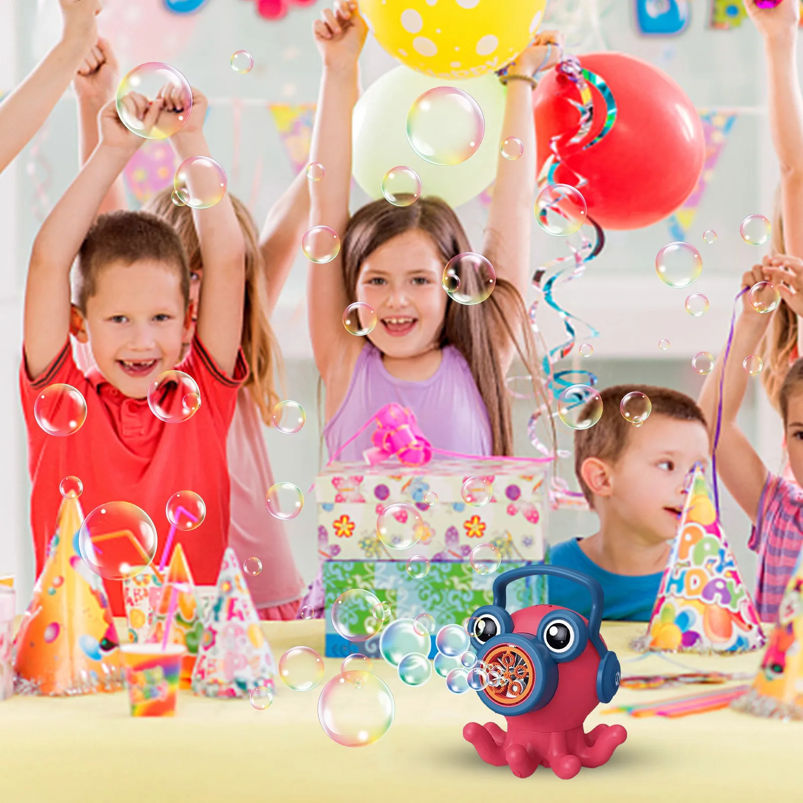 Bubble MachineAutomatic Octopus Bubble Maker Octopus Bubble Maker 100 Bubbles Per Minute Electric Bubble Maker Bubble Machine
Bubble MachineAutomatic Octopus Bubble Maker Octopus Bubble Maker 100 Bubbles Per Minute Electric Bubble Maker Bubble Machine