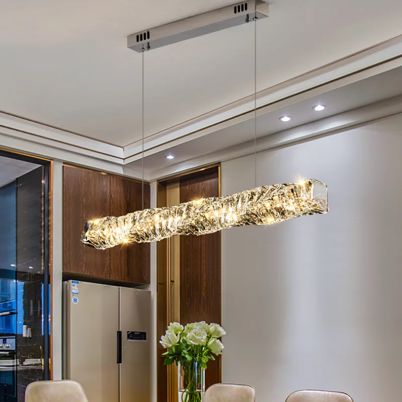 Chandeliers Strip Dining Room Crystal Modern Bar Table Light Luxury Designer Dining Room Cool Crystal Lamp
Chandeliers Strip Dining Room Crystal Modern Bar Table Light Luxury Designer Dining Room Cool Crystal Lamp