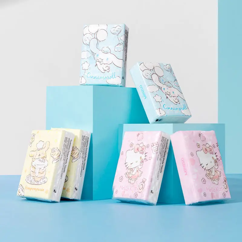 9PCS Kawaii Sanrio Printed Tissue HelloKittys Cinnamoroll Pompom Purin Cartoon Portable Handkerchief Paper Toilet Paper Gift
9PCS Kawaii Sanrio Printed Tissue HelloKittys Cinnamoroll Pompom Purin Cartoon Portable Handkerchief Paper Toilet Paper Gift