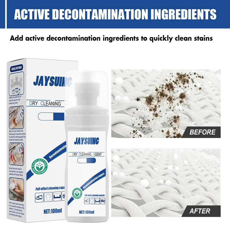 100ml Waterless Clothing Cleansing Foam Clothes Coat Jacket Shoes Bags Cleansing Agent 
100ml Waterless Clothing Cleansing Foam Clothes Coat Jacket Shoes Bags Cleansing Agent