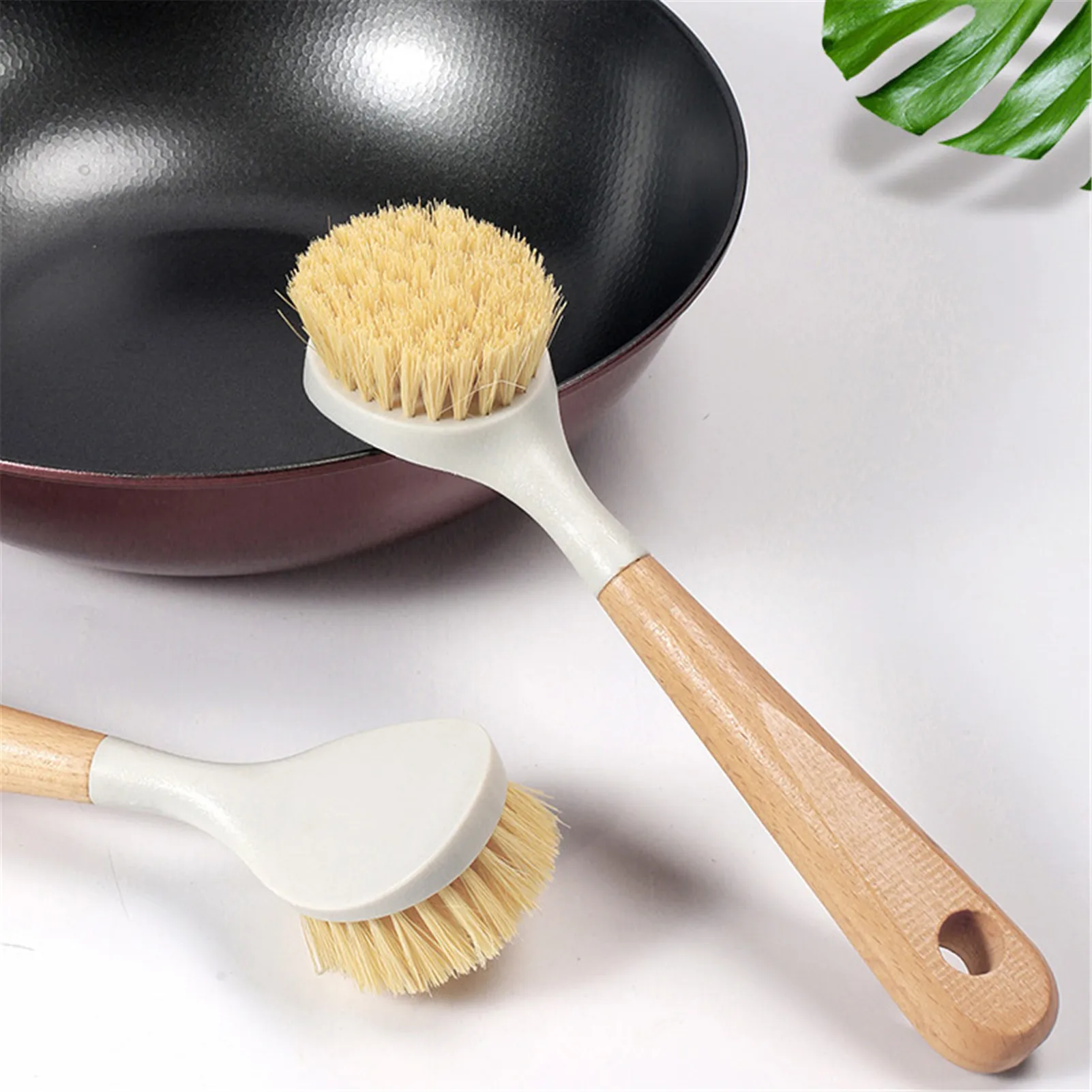 Wooden Long Handle Pan Brush Kitchen Cleaning Brush Pot Bowl Tableware Dish Washing Brush Stain Removal Kitchen Cleaning Tools
Wooden Long Handle Pan Brush Kitchen Cleaning Brush Pot Bowl Tableware Dish Washing Brush Stain Removal Kitchen Cleaning Tools