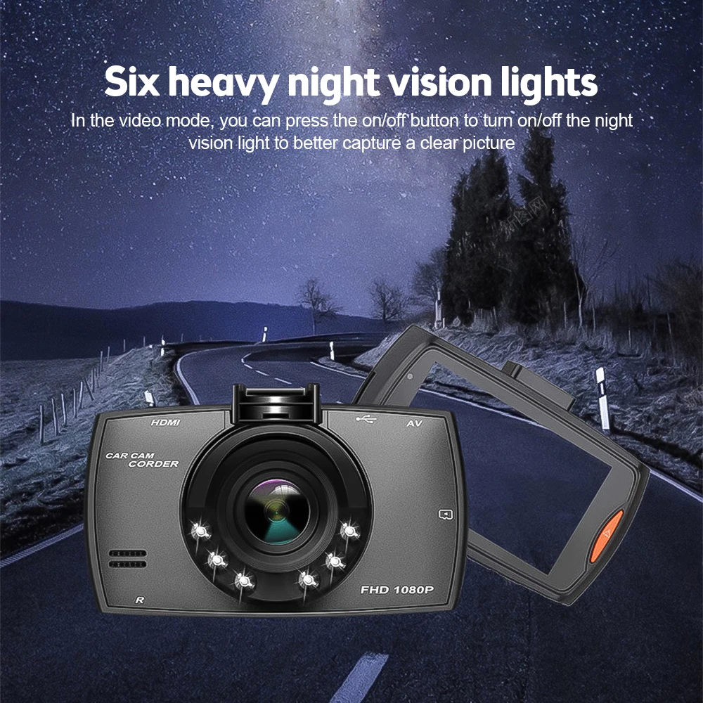 

2.4" G30 Car Dash Cam Auto Mini DVR Car Camera Full HD Dashcam Video Auto Night Vision G-sensor Dash Camera Recorder Registrar