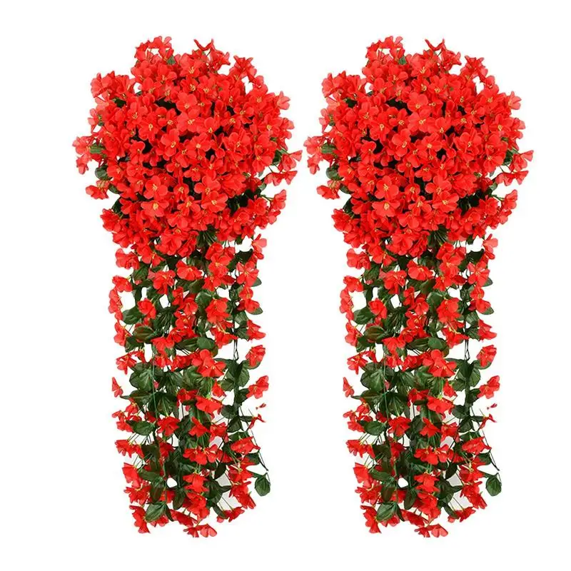 Artificial Flowers Faux Violets For Decoration Aesthetic Artificial Vines For Garden Fence Wall Balcony Door Wedding Decor 
Artificial Flowers Faux Violets For Decoration Aesthetic Artificial Vines For Garden Fence Wall Balcony Door Wedding Decor