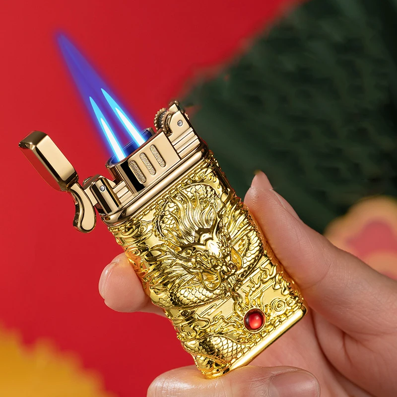 Creative Lighters Xianglong Double Straight Gas Lighters Cigarette Accessories Unusual Lighters Fashion Patterns
Creative Lighters Xianglong Double Straight Gas Lighters Cigarette Accessories Unusual Lighters Fashion Patterns