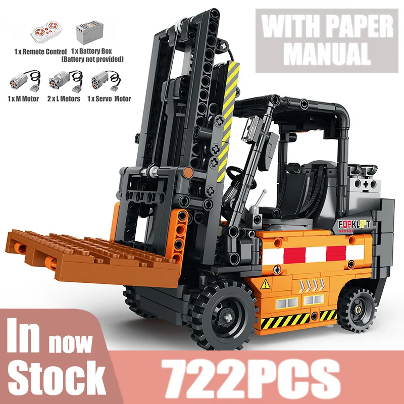 Technical Engineering Construction Truck Cranes Forklift Cars RC High-Tech Model Building Blocks Vehicles Bricks Toy Gift Adults
Technical Engineering Construction Truck Cranes Forklift Cars RC High-Tech Model Building Blocks Vehicles Bricks Toy Gift Adults