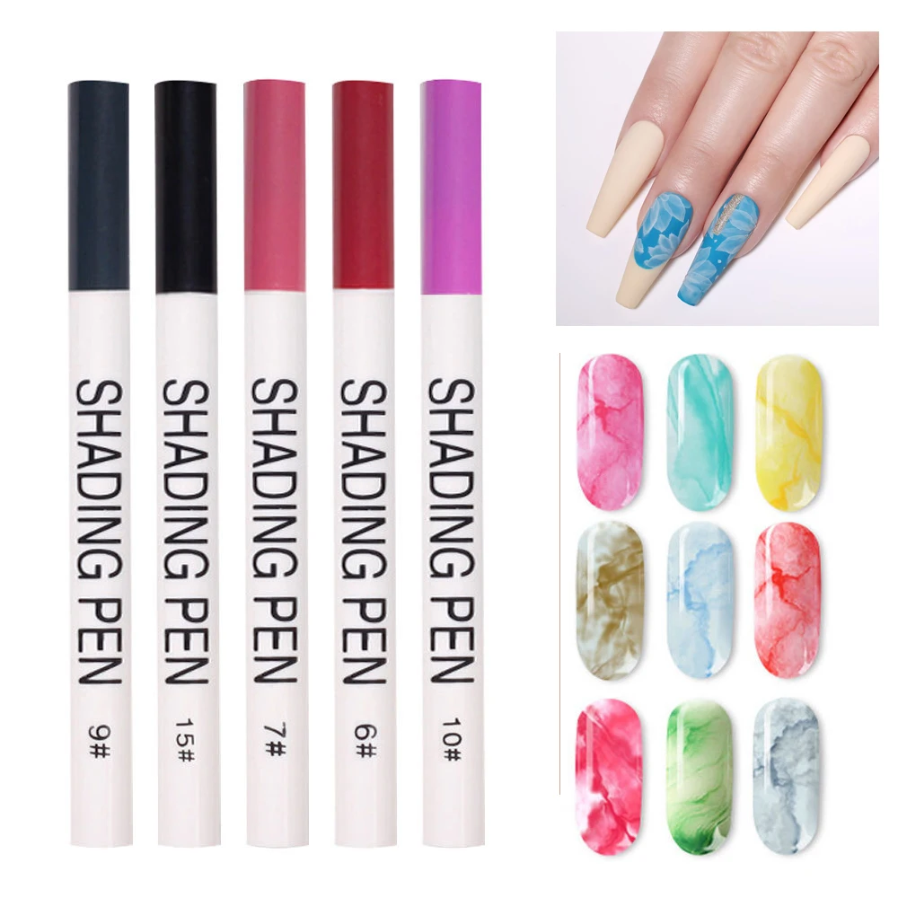 New 15 Colors Watercolor Ink Polish Blooming Nail Varnish DIY Nail Gel Decoration Salon Smoke Effect Nail Blooming Brush Pen
New 15 Colors Watercolor Ink Polish Blooming Nail Varnish DIY Nail Gel Decoration Salon Smoke Effect Nail Blooming Brush Pen