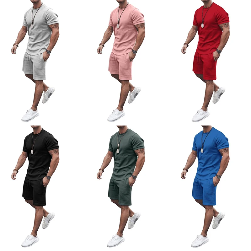 Men's Tracksuit Casual Oversized Short-sleeved T-Shirt Shorts 2-piece Suit 2022 Summer Sportswear Loose Men's Clothing Suit Set
Men's Tracksuit Casual Oversized Short-sleeved T-Shirt Shorts 2-piece Suit 2022 Summer Sportswear Loose Men's Clothing Suit Set
