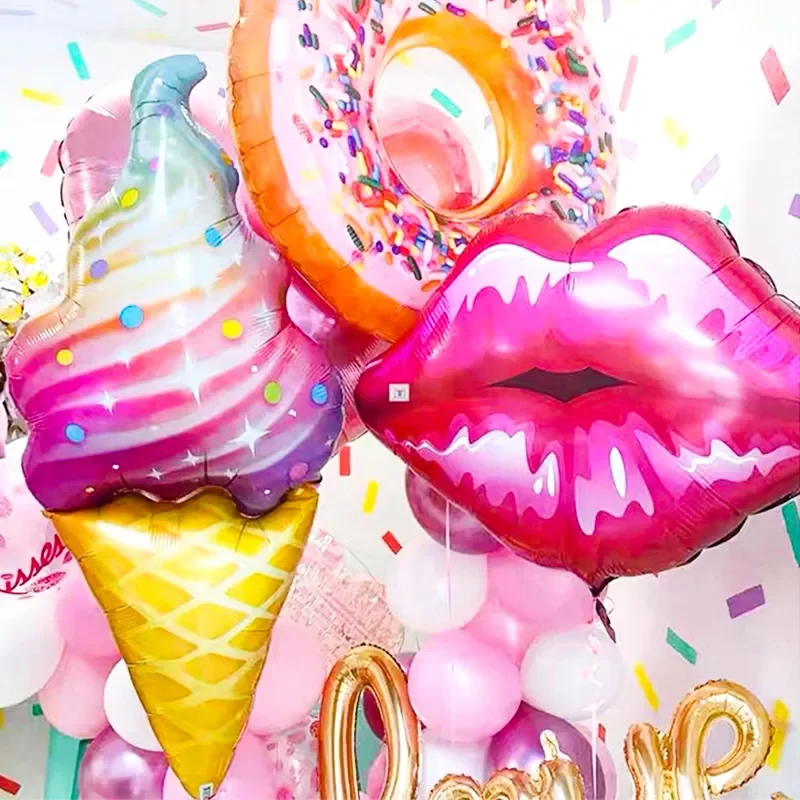 Sweet Donut Ice Cream Cake Foil Balloons LOVE Helium Balloon Baby Shower Birthday Party Decoration Kids Toy Digital Figure Globo
Sweet Donut Ice Cream Cake Foil Balloons LOVE Helium Balloon Baby Shower Birthday Party Decoration Kids Toy Digital Figure Globo