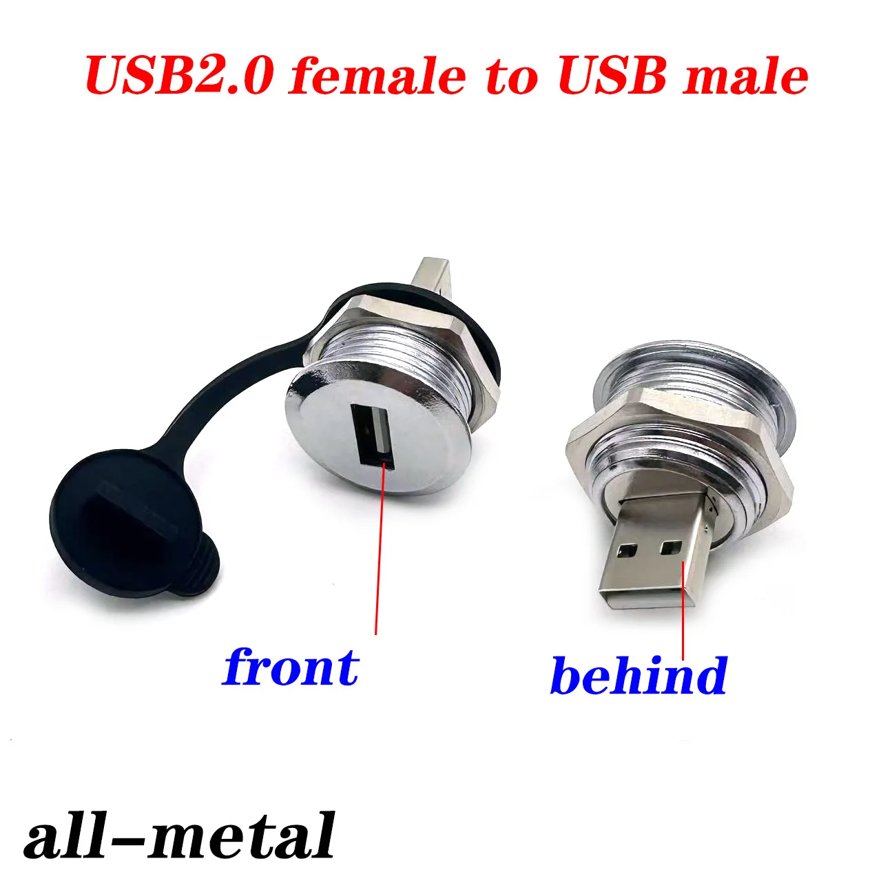 LAJQTAO Металлический разъем USB2.0 USB3.0 D-типа с двойной головкой
LAJQTAO Металлический разъем USB2.0 USB3.0 D-типа с двойной головкой