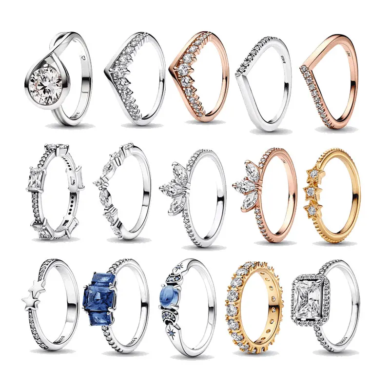 PAN Shooting Stars Princess Sparkling Timeless Wish Ring For Women Blue Rectangular Three Stone Wedding Valentine's Day Gift 
PAN Shooting Stars Princess Sparkling Timeless Wish Ring For Women Blue Rectangular Three Stone Wedding Valentine's Day Gift