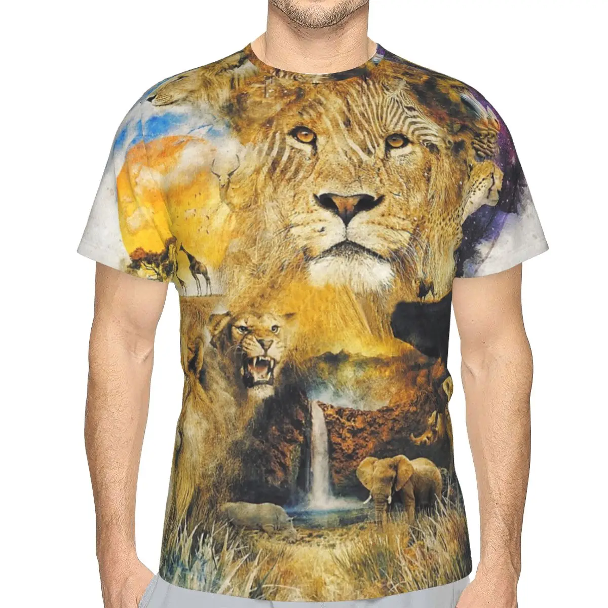 The Circle Of Life Harajuku Polyester TShirt Creative Streetwear Thin T Shirt Male Special
The Circle Of Life Harajuku Polyester TShirt Creative Streetwear Thin T Shirt Male Special