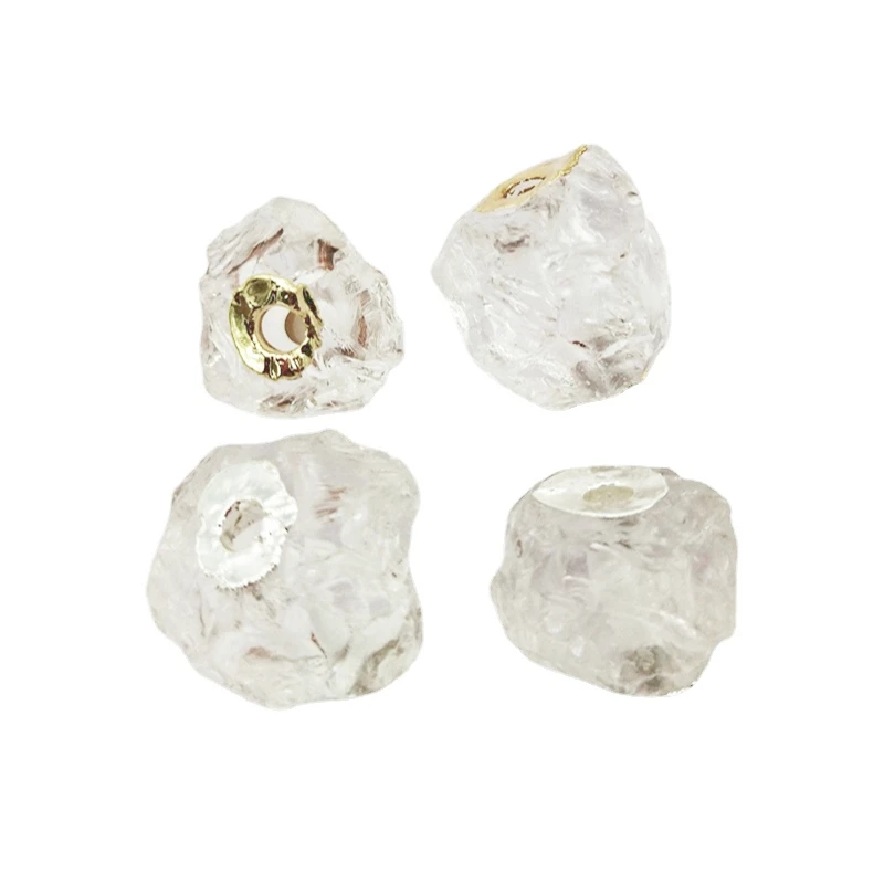 Big Hole Clear Quartz Raw Gemstone Beads Nuggets Stone Raw Crystal Rough Chunks Perfect Wire Wrapping Pendants Jewelry Making
Big Hole Clear Quartz Raw Gemstone Beads Nuggets Stone Raw Crystal Rough Chunks Perfect Wire Wrapping Pendants Jewelry Making