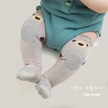 Cute Cartoon Baby Knee Pad Infant Toddlers Long Leg Warmer Knee Support Protector Kids Safety Crawling Elbow Cushion