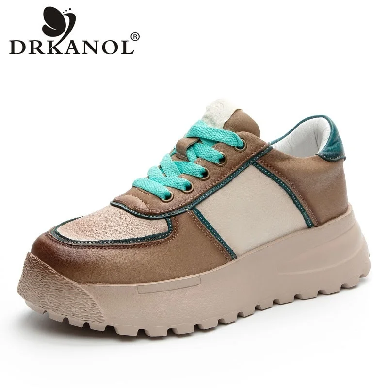 DRKAN Fashion Mixed Cors Women Sneakers 100% Genuine Leather Chunky Platform Sneakers Clege Style Trend Casual Shoes Women
DRKAN Fashion Mixed Cors Women Sneakers 100% Genuine Leather Chunky Platform Sneakers Clege Style Trend Casual Shoes Women