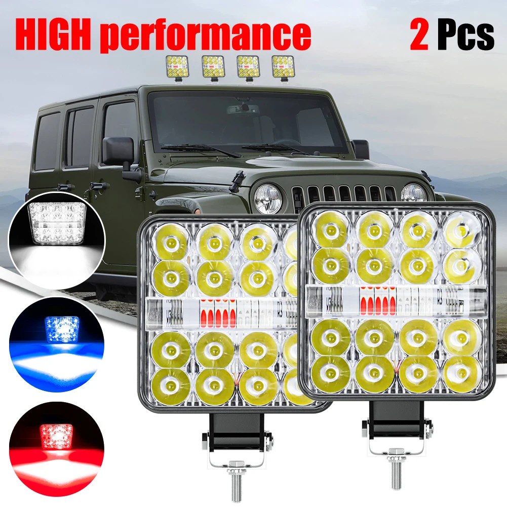 2Pcs High Brightness Car LED Work Light Warning Fog Lamp Truck Boat Tractor Trailer Offroad Working Light For SUV Truck ATV Ship
2Pcs High Brightness Car LED Work Light Warning Fog Lamp Truck Boat Tractor Trailer Offroad Working Light For SUV Truck ATV Ship