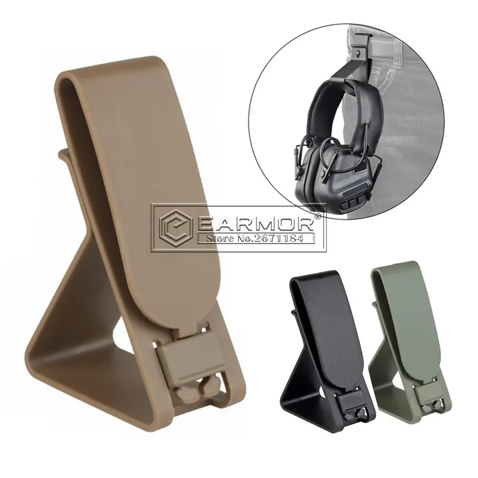 Tactical Headset Hang Buckle Universal Quick Release Holder Molle Hook Clip Clamp for Hunting Waist Belt Girdle
Tactical Headset Hang Buckle Universal Quick Release Holder Molle Hook Clip Clamp for Hunting Waist Belt Girdle