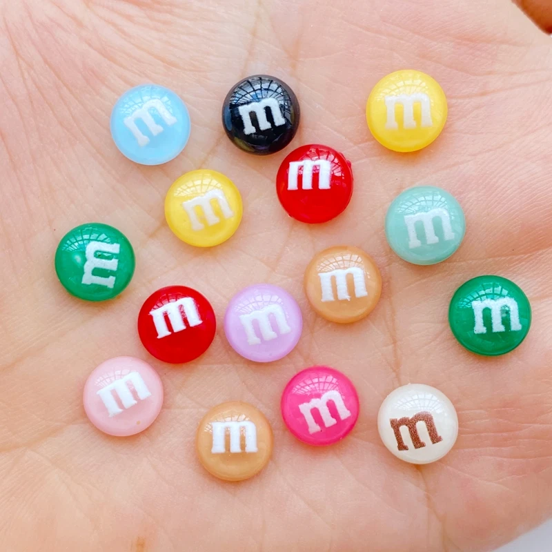 50 Pcs New 8mm Cute Mixed Mini M Candy Flat Back Resin Cabochons Scrapbooking DIY Jewelry Craft Decoration Accessorie
50 Pcs New 8mm Cute Mixed Mini M Candy Flat Back Resin Cabochons Scrapbooking DIY Jewelry Craft Decoration Accessorie