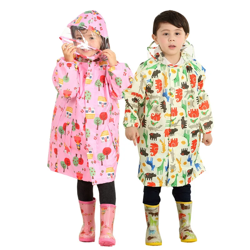 Children's Hooded Rain Jumpsuit PVC Glue Rain Cloak With Backpack Big Hat Fashion Children's Baby Hiking Raincoat Kindergarten
Children's Hooded Rain Jumpsuit PVC Glue Rain Cloak With Backpack Big Hat Fashion Children's Baby Hiking Raincoat Kindergarten