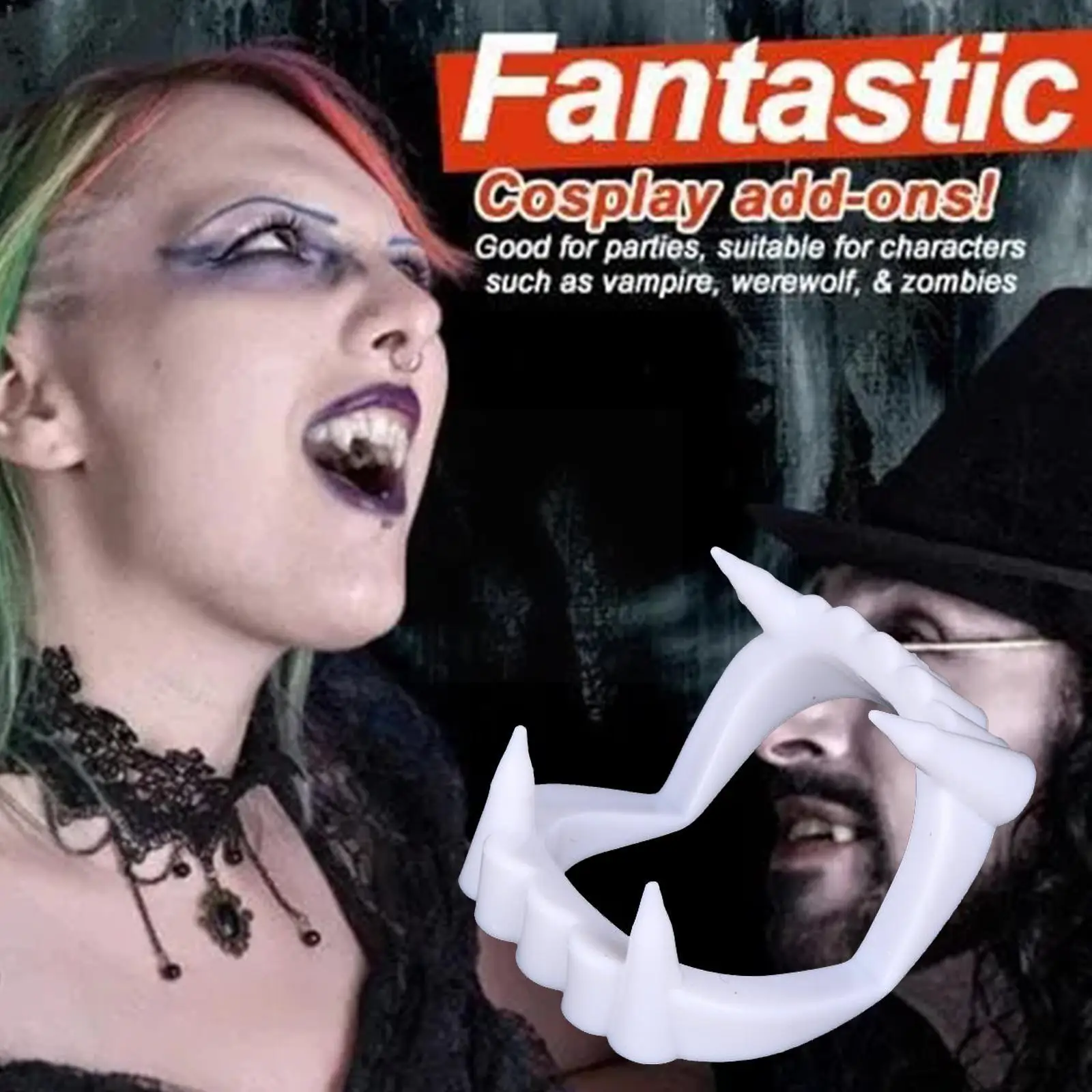 Fake Teeth Halloween Decor Fake Teeth Cosplay Costume Horror Prop For Adult Children Halloween Decoration Retractable Teeth K8w5
Fake Teeth Halloween Decor Fake Teeth Cosplay Costume Horror Prop For Adult Children Halloween Decoration Retractable Teeth K8w5