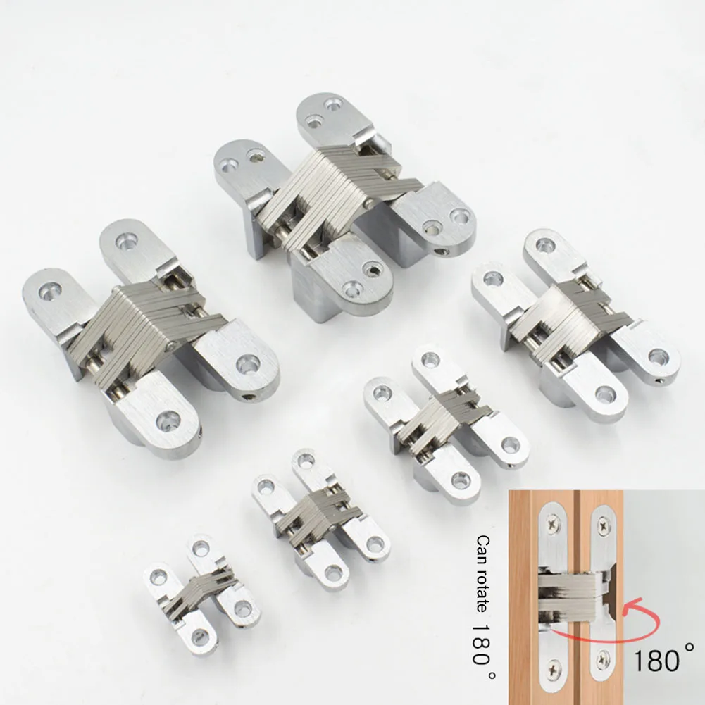 1pc Invisible Hinge Loops Concealed Cross Door Hinge Bearing Wooden Box Folding Window Furniture Supported Loops Door Hardware
1pc Invisible Hinge Loops Concealed Cross Door Hinge Bearing Wooden Box Folding Window Furniture Supported Loops Door Hardware