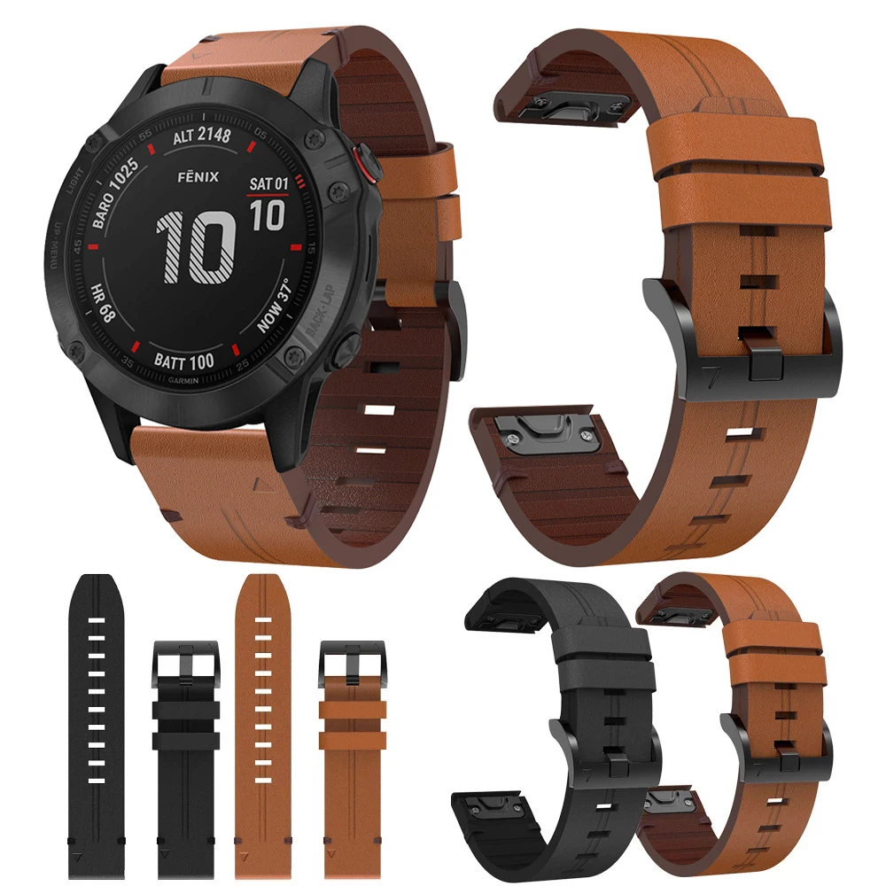 Quick Release Easyfit Leather Strap for Garmin Fenix 7X 7 Tactix Delta band for Fenix6 6X Pro Fenix 5 5X Plus Epix Watchbands
Quick Release Easyfit Leather Strap for Garmin Fenix 7X 7 Tactix Delta band for Fenix6 6X Pro Fenix 5 5X Plus Epix Watchbands