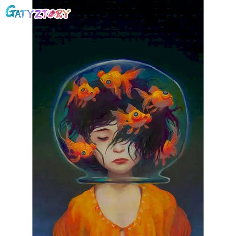 GATYZTORY Pictures By Number Girl and Fish Kits Home Decor Painting By Numbers Landscape DIY Drawing On Canvas HandPainted Art G
GATYZTORY Pictures By Number Girl and Fish Kits Home Decor Painting By Numbers Landscape DIY Drawing On Canvas HandPainted Art G