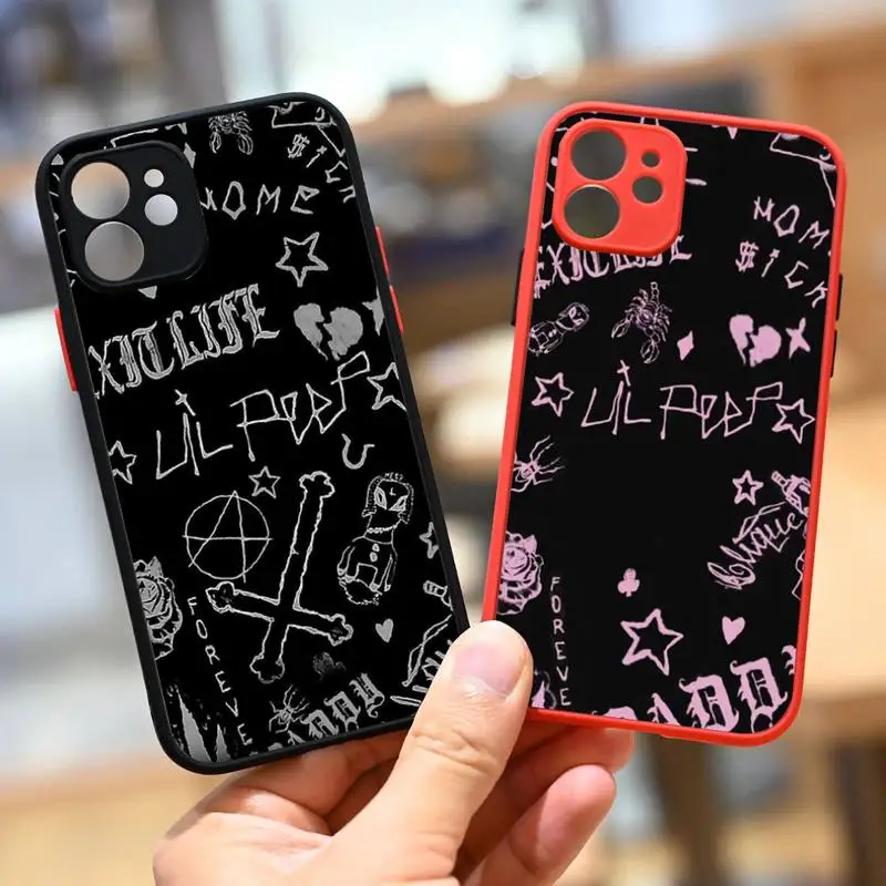 Lil Peep Hellboy Love Phone Case For iPhone 13 12 11 Mini Pro XR XS Max 7 8 Plus X Matte transparent Back Cover
Lil Peep Hellboy Love Phone Case For iPhone 13 12 11 Mini Pro XR XS Max 7 8 Plus X Matte transparent Back Cover