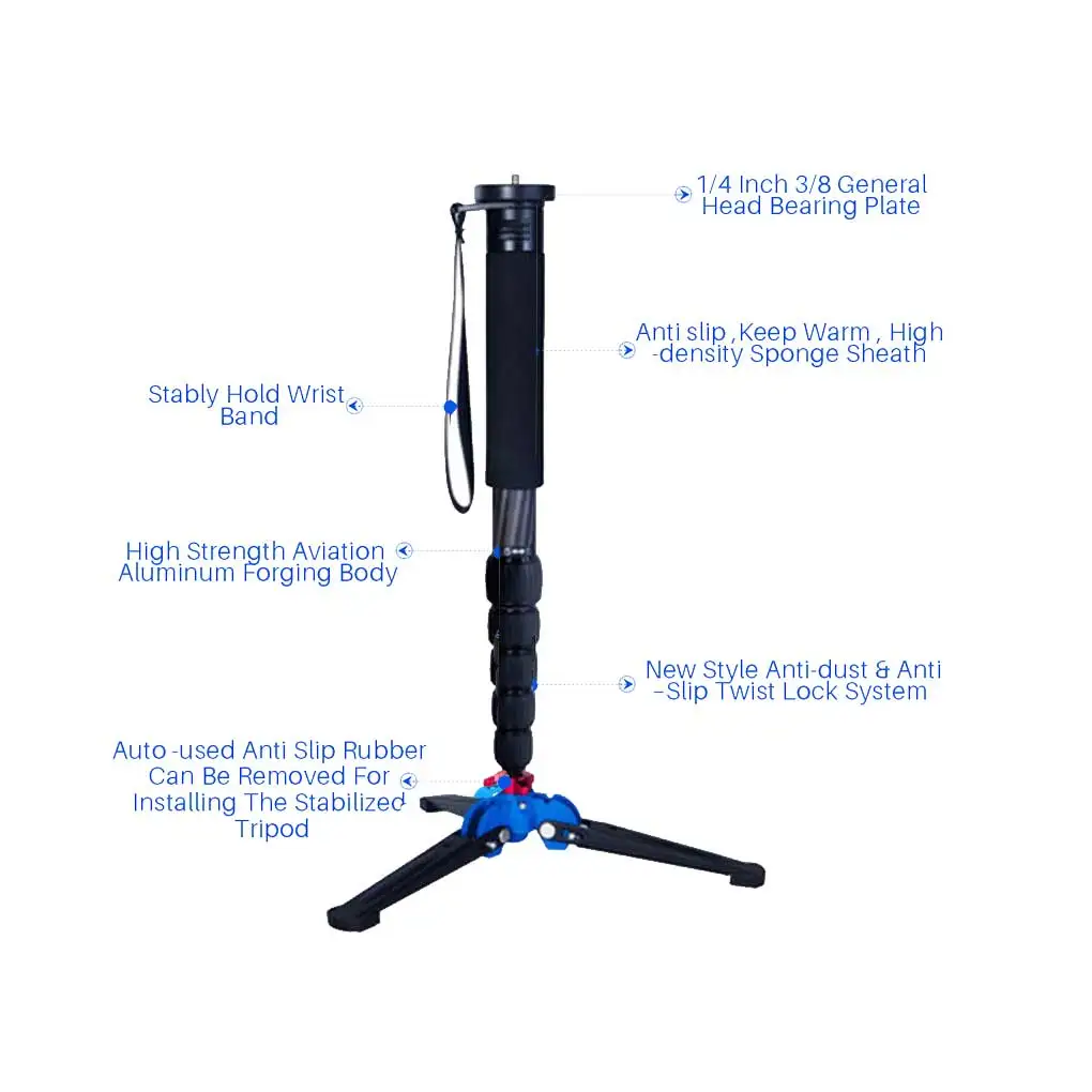 Universal DSLR Camera Telescopic Tripod Indoor Outdoor Camping Adjustable Monopod Photo Shooting Accessory Equipment
Universal DSLR Camera Telescopic Tripod Indoor Outdoor Camping Adjustable Monopod Photo Shooting Accessory Equipment