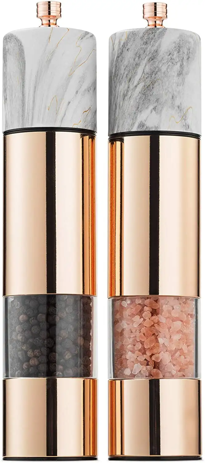 Unique & Exceptional Ceramic Mechanism-Equipped, Adjustable-Coarseness Salt & Pepper Grinder Set | Premium Kitchen Tools & Gadge
Unique & Exceptional Ceramic Mechanism-Equipped, Adjustable-Coarseness Salt & Pepper Grinder Set | Premium Kitchen Tools & Gadge