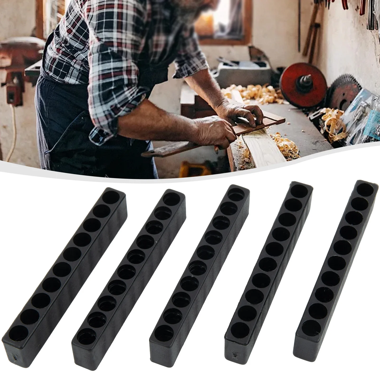 5 Pcs Bit Holder 10 Hole 1/4 Hex Shank Screwdriver Plastic Screwdriver Storage For Organizing Storing Screwdrivers Drill Bits
5 Pcs Bit Holder 10 Hole 1/4 Hex Shank Screwdriver Plastic Screwdriver Storage For Organizing Storing Screwdrivers Drill Bits