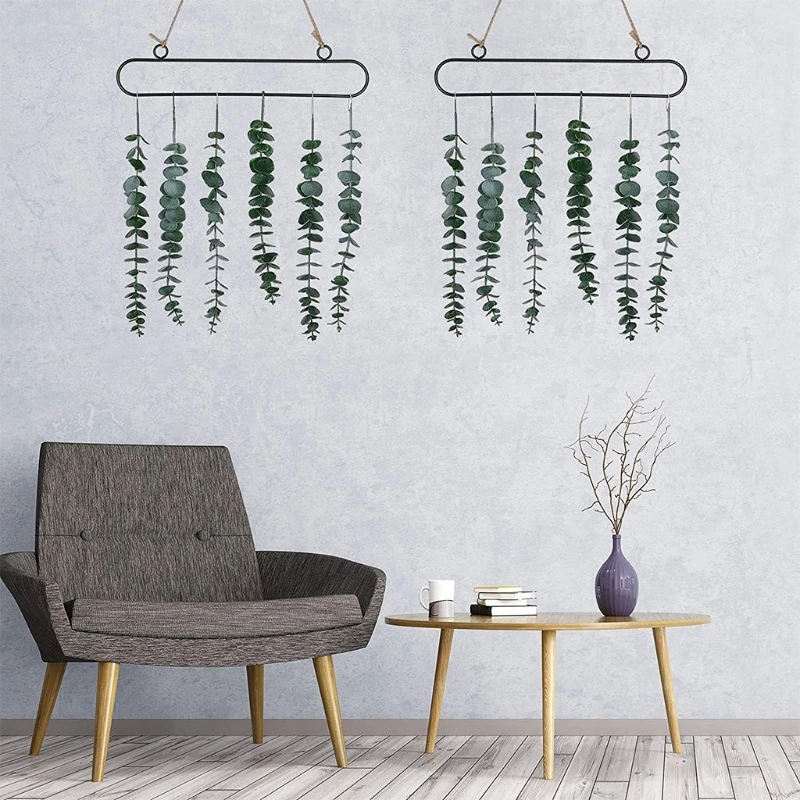 2Pcs Artificial Eucalyptus Wall Hanging Fake Greenery Leaves Rustic Decoration
2Pcs Artificial Eucalyptus Wall Hanging Fake Greenery Leaves Rustic Decoration