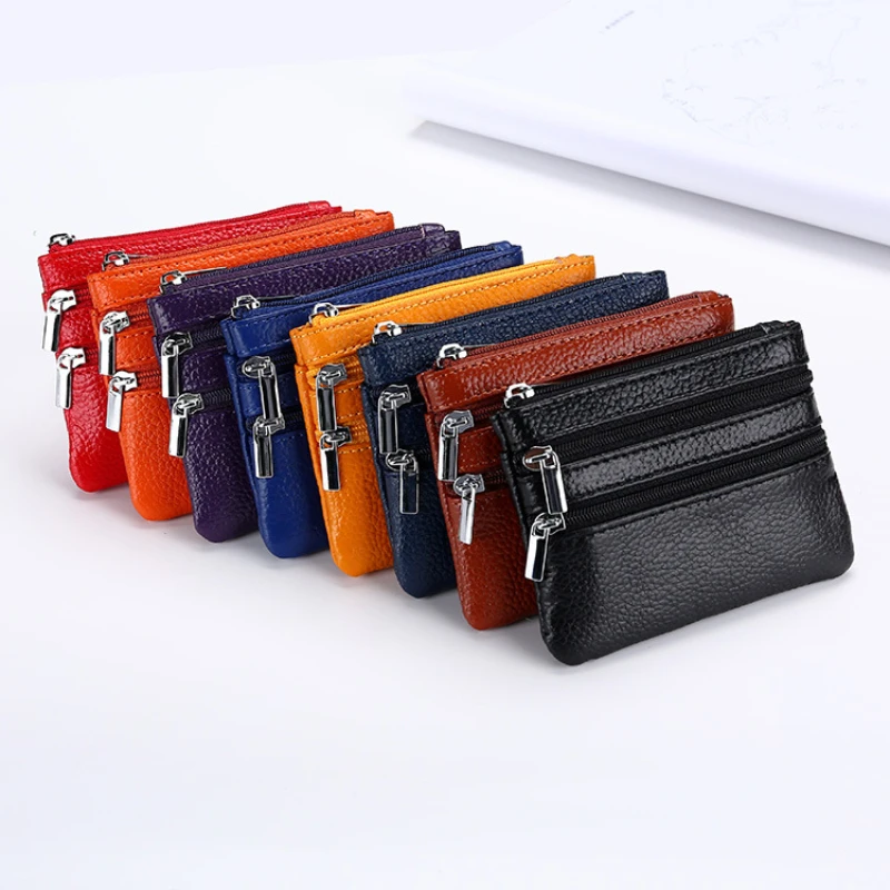 Slim Real Leather Women's Wallet Keychain Front Pocket Minimalist Coin Purse Small Leather Zipper Card Case Wallet For Women
Slim Real Leather Women's Wallet Keychain Front Pocket Minimalist Coin Purse Small Leather Zipper Card Case Wallet For Women