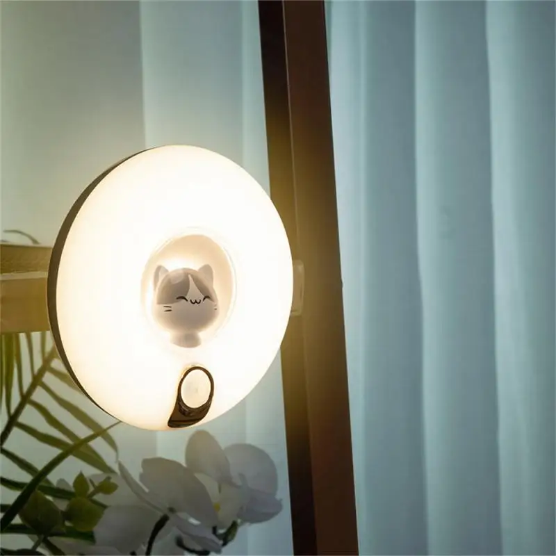 New Doughnut Kitten Night Light Smart Human Sensing LED Night Lamp USB Rechargeable Bedroom Living Room Decoration Lighting Lam
New Doughnut Kitten Night Light Smart Human Sensing LED Night Lamp USB Rechargeable Bedroom Living Room Decoration Lighting Lam